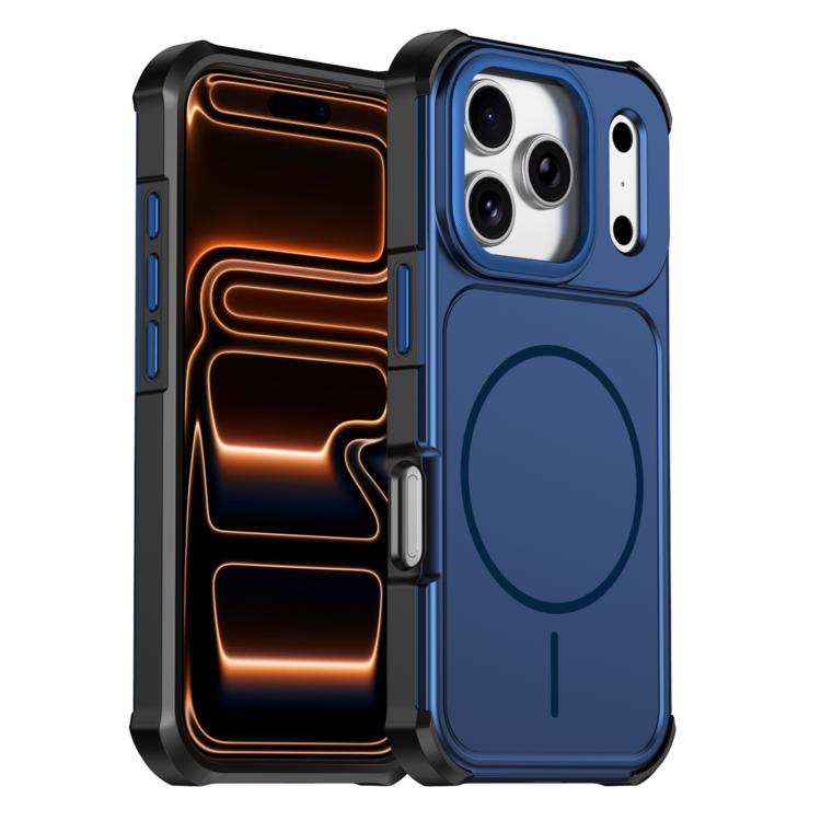 For iPhone 17 Pro Max Solid Color 2 in 1 Magnetic Airbag Shockproof Phone Case(Blue)
For iPhone 17 Pro Max Solid Color 2 in 1 Magnetic Airbag Shockproof Phone Case(Blue)