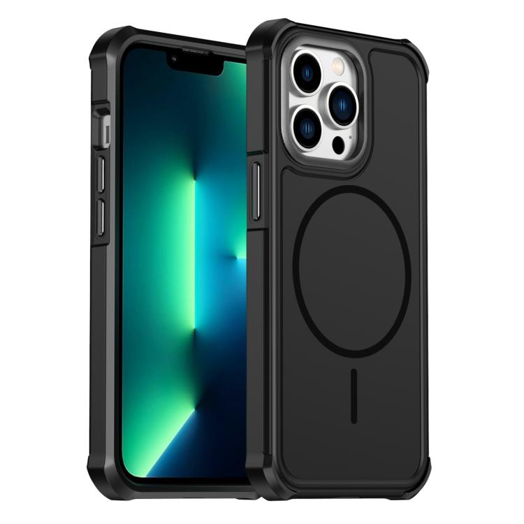 For iPhone 13 Pro Solid Color 2 in 1 Magnetic Airbag Shockproof Phone Case(Black)
For iPhone 13 Pro Solid Color 2 in 1 Magnetic Airbag Shockproof Phone Case(Black)