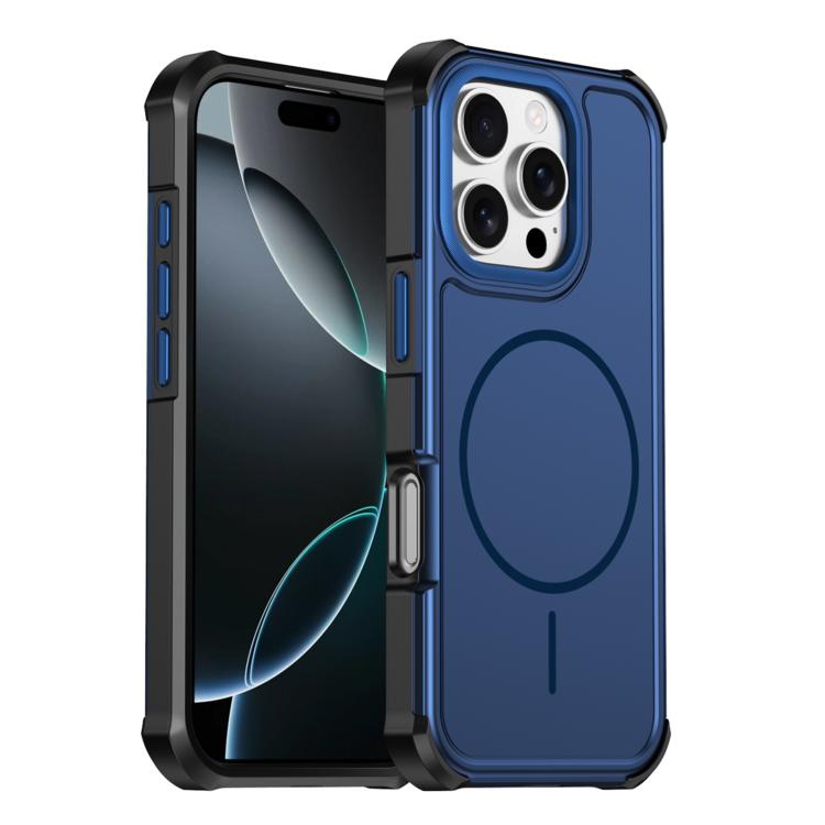 For iPhone 16 Pro Max Solid Color 2 in 1 Magnetic Airbag Shockproof Phone Case(Blue)
For iPhone 16 Pro Max Solid Color 2 in 1 Magnetic Airbag Shockproof Phone Case(Blue)