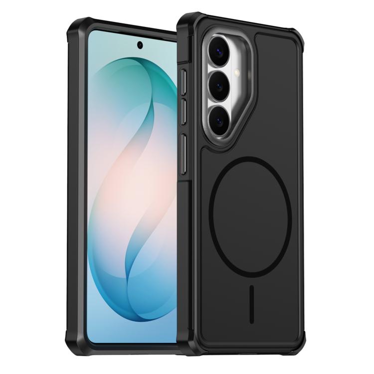 For Samsung Galaxy S26 5G Solid Color 2 in 1 Magnetic Airbag Shockproof Phone Case(Black)
For Samsung Galaxy S26 5G Solid Color 2 in 1 Magnetic Airbag Shockproof Phone Case(Black)