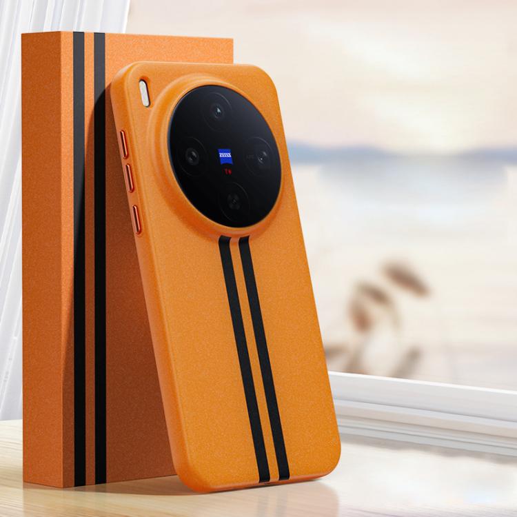 For vivo X300 Boundless Rock Sand Starting Line Series Contrast Color Magnetic Phone Case(Orange)
For vivo X300 Boundless Rock Sand Starting Line Series Contrast Color Magnetic Phone Case(Orange)
