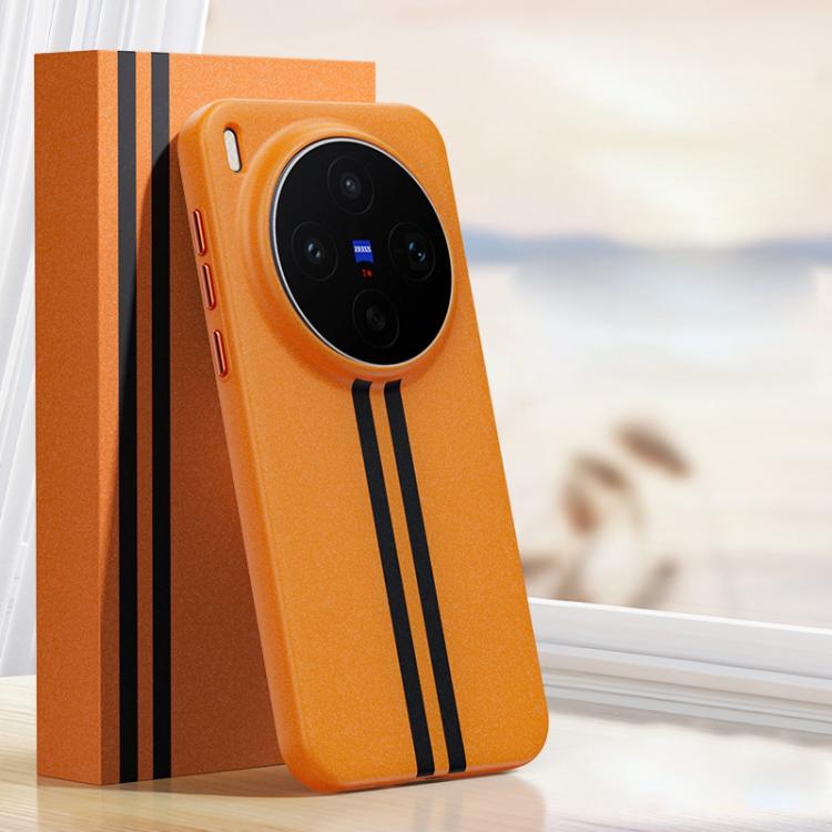 For vivo X300s Boundless Rock Sand Starting Line Series Contrast Color Magnetic Phone Case(Orange)
For vivo X300s Boundless Rock Sand Starting Line Series Contrast Color Magnetic Phone Case(Orange)