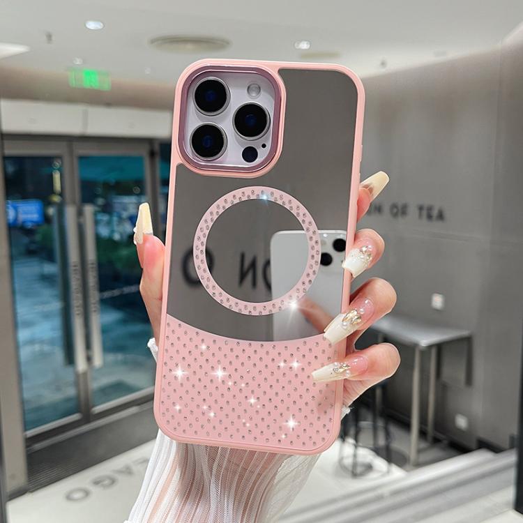 For iPhone 13 Pro Max Crystal Mirror Surface Rhinestone Magnetic Phone Case(Pink)
For iPhone 13 Pro Max Crystal Mirror Surface Rhinestone Magnetic Phone Case(Pink)