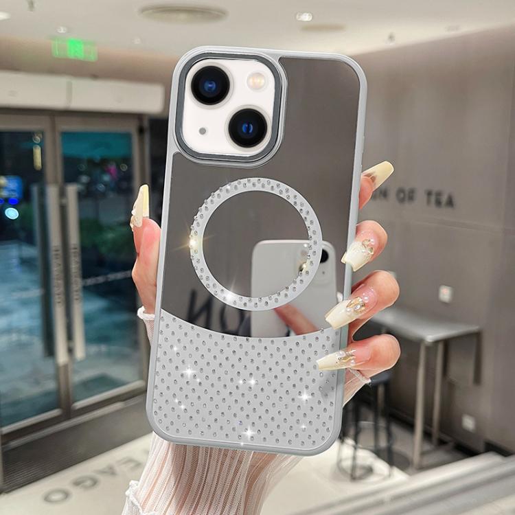 For iPhone 14 Crystal Mirror Surface Rhinestone Magnetic Phone Case(White)
For iPhone 14 Crystal Mirror Surface Rhinestone Magnetic Phone Case(White)