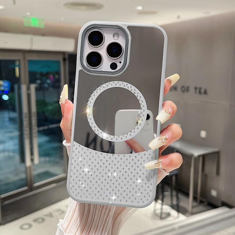 For iPhone 15 Pro Crystal Mirror Surface Rhinestone Magnetic Phone Case(White)
For iPhone 15 Pro Crystal Mirror Surface Rhinestone Magnetic Phone Case(White)