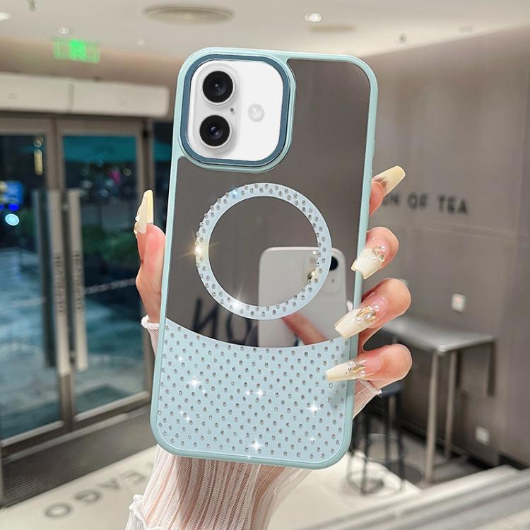 For iPhone 17 Crystal Mirror Surface Rhinestone Magnetic Phone Case(Blue)
For iPhone 17 Crystal Mirror Surface Rhinestone Magnetic Phone Case(Blue)
