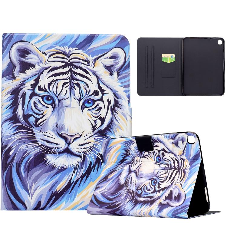 For Samsung Galaxy Tab S6 Lite 2024 / 2022 Voltage Sewing Thread Painted Vegan Leather Smart Tablet Case(Blue-striped Tiger)
For Samsung Galaxy Tab S6 Lite 2024 / 2022 Voltage Sewing Thread Painted Vegan Leather Smart Tablet Case(Blue-striped Tiger)