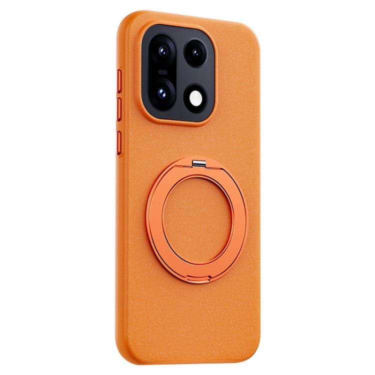 For OnePlus 15 Boundless Series Rock Sand Magnetic Phone Case with 360 Degree Rotating Alloy Stand(Orange)
For OnePlus 15 Boundless Series Rock Sand Magnetic Phone Case with 360 Degree Rotating Alloy Stand(Orange)