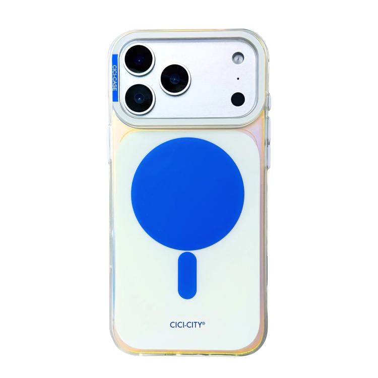 For iPhone 17 Pro Max CICI-CITY CH-63 Light & Shadow Solid Color Magnetic Phone Case(White Blue)
For iPhone 17 Pro Max CICI-CITY CH-63 Light & Shadow Solid Color Magnetic Phone Case(White Blue)