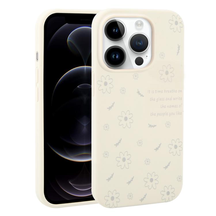 For iPhone 12 Pro Large Hole Daisy Floral Printed Liquid Silicone Phone Case(Grey)
For iPhone 12 Pro Large Hole Daisy Floral Printed Liquid Silicone Phone Case(Grey)