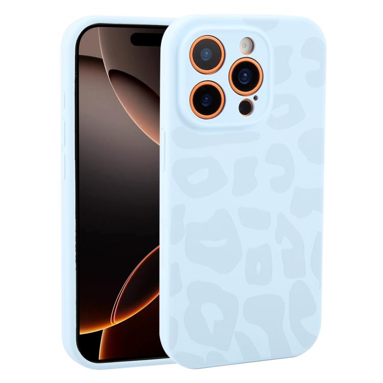 For iPhone 16 Pro Max Precision Hole Leopard Print Liquid Silicone Phone Case(Sky Blue)
For iPhone 16 Pro Max Precision Hole Leopard Print Liquid Silicone Phone Case(Sky Blue)