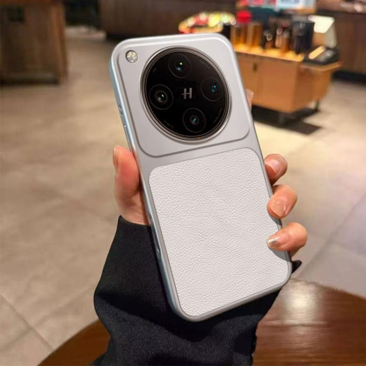 For OPPO Find X8 Pro Large Window Leather Textured Coated TPU Phone Case(White)
For OPPO Find X8 Pro Large Window Leather Textured Coated TPU Phone Case(White)