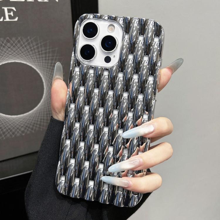 For iPhone 12 Pro Electroplated Twisted Texture Hollow Heat Dissipation TPU Phone Case(Silver)
For iPhone 12 Pro Electroplated Twisted Texture Hollow Heat Dissipation TPU Phone Case(Silver)
