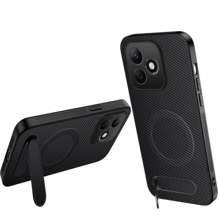 For Honor 600 Lite Global WANLONFENG Kickstand Carbon Fiber Texture Magnetic Phone Case(Black)
For Honor 600 Lite Global WANLONFENG Kickstand Carbon Fiber Texture Magnetic Phone Case(Black)