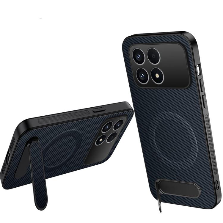 For Redmi K90 5G / Poco F8 Pro WANLONFENG Kickstand Carbon Fiber Texture Magnetic Phone Case(Sapphire Blue)
For Redmi K90 5G / Poco F8 Pro WANLONFENG Kickstand Carbon Fiber Texture Magnetic Phone Case(Sapphire Blue)