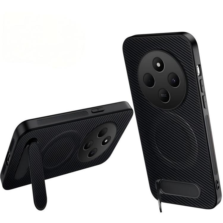 For Redmi 14C 4G / 14R 5G WANLONFENG Kickstand Carbon Fiber Texture Magnetic Phone Case(Black)
For Redmi 14C 4G / 14R 5G WANLONFENG Kickstand Carbon Fiber Texture Magnetic Phone Case(Black)
