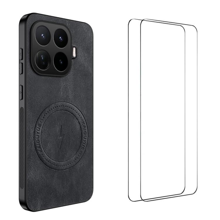 For Xiaomi 17T Pro 5G WANLONFENG Nappa Texture Magnetic Phone Case with 2pcs Screen Films(Black)
For Xiaomi 17T Pro 5G WANLONFENG Nappa Texture Magnetic Phone Case with 2pcs Screen Films(Black)