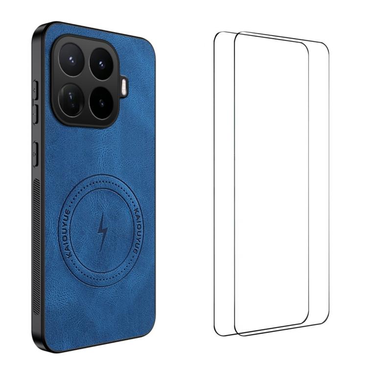For Xiaomi 17T 5G WANLONFENG Nappa Texture Magnetic Phone Case with 2pcs Screen Films(Blue)
For Xiaomi 17T 5G WANLONFENG Nappa Texture Magnetic Phone Case with 2pcs Screen Films(Blue)