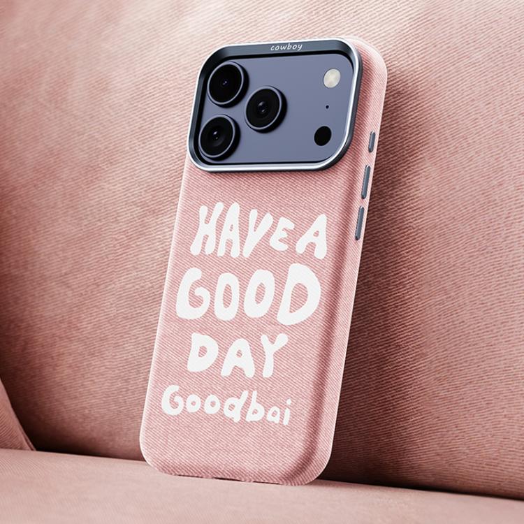 For iPhone 17 Pro Max Beautiful Series Denim Texture Full Coverage Magnetic Phone Case(Pink)
For iPhone 17 Pro Max Beautiful Series Denim Texture Full Coverage Magnetic Phone Case(Pink)