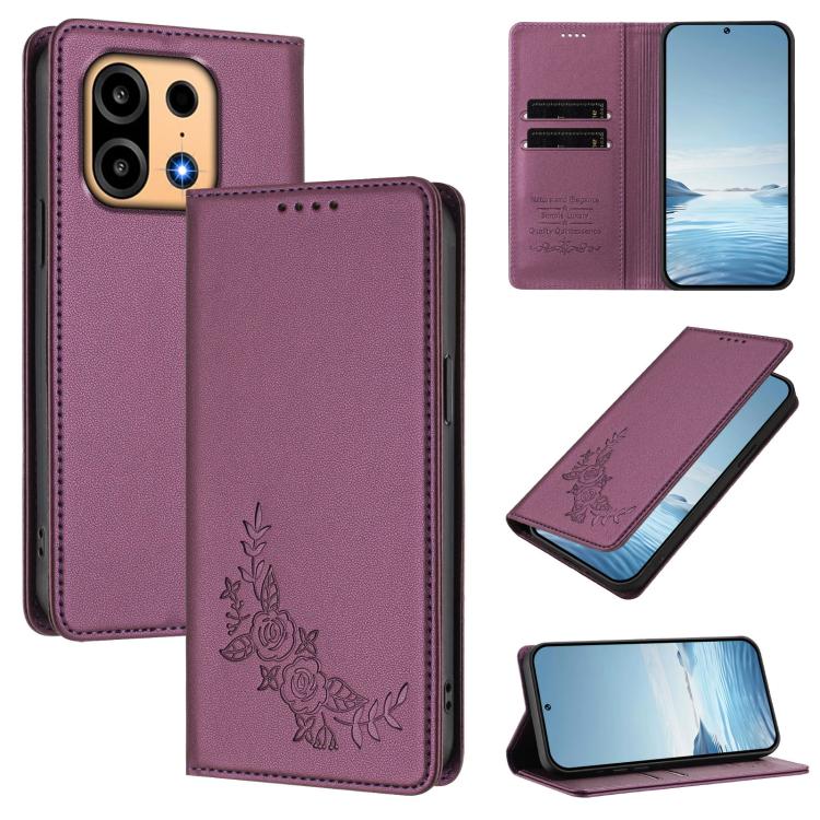 For OnePlus Turbo 6X Pro 5G Peony Embossed Magnetic RFID Vegan Leather Phone Case(Violet Purple)
For OnePlus Turbo 6X Pro 5G Peony Embossed Magnetic RFID Vegan Leather Phone Case(Violet Purple)