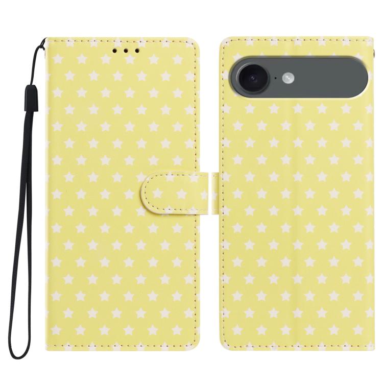 For iPhone Air Star Pattern Magnetic Buckle Vegan Leather Phone Case with Wrist Strap(Yellow)
For iPhone Air Star Pattern Magnetic Buckle Vegan Leather Phone Case with Wrist Strap(Yellow)