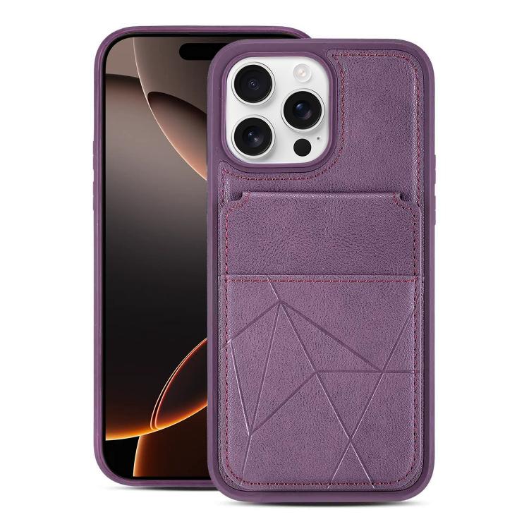 For iPhone 16 Pro Max Multifunctional Vertical Flip Card Wallet Holder Vegan Leather Back Phone Case(Purple)
For iPhone 16 Pro Max Multifunctional Vertical Flip Card Wallet Holder Vegan Leather Back Phone Case(Purple)