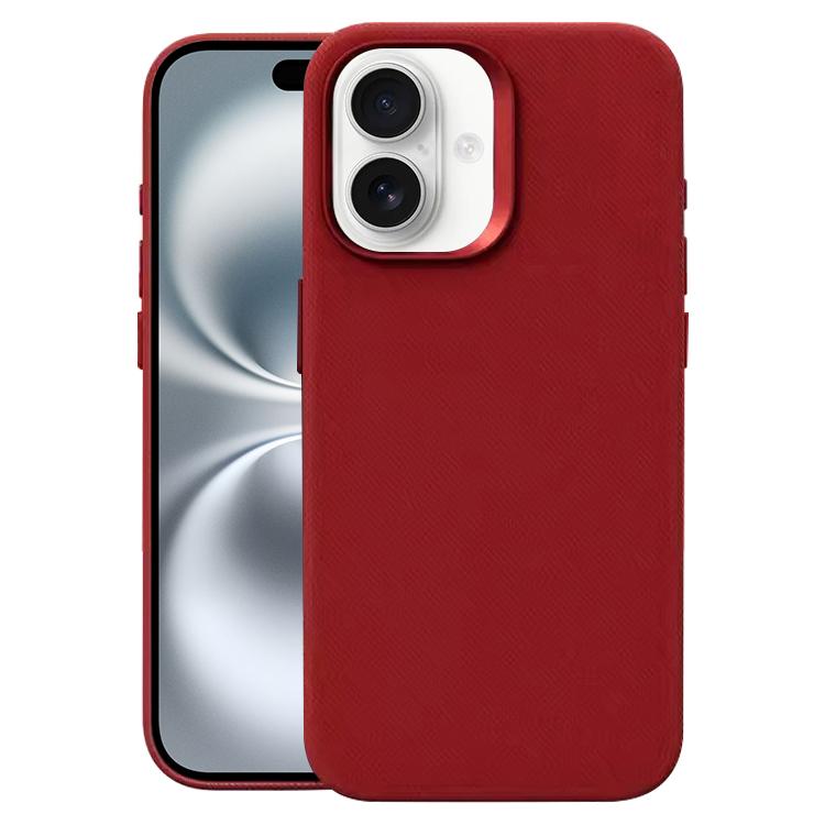 For iPhone 16 Plus Flannel Textured Magnetic Full Coverage Phone Case(Red)
For iPhone 16 Plus Flannel Textured Magnetic Full Coverage Phone Case(Red)
