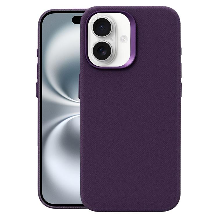 For iPhone 16 Flannel Textured Magnetic Full Coverage Phone Case(Dark Purple)
For iPhone 16 Flannel Textured Magnetic Full Coverage Phone Case(Dark Purple)