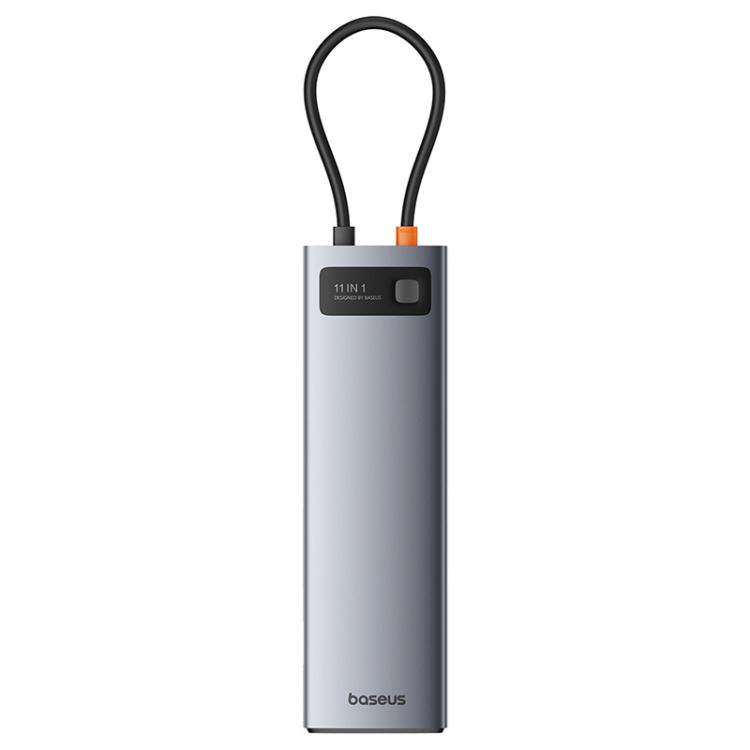 Baseus Metallic Glow Series CAHUB-CT0G 11 in 1 Multifunctional Type-C HUB Docking Station(Space Gray)
Baseus Metallic Glow Series CAHUB-CT0G 11 in 1 Multifunctional Type-C HUB Docking Station(Space Gray)