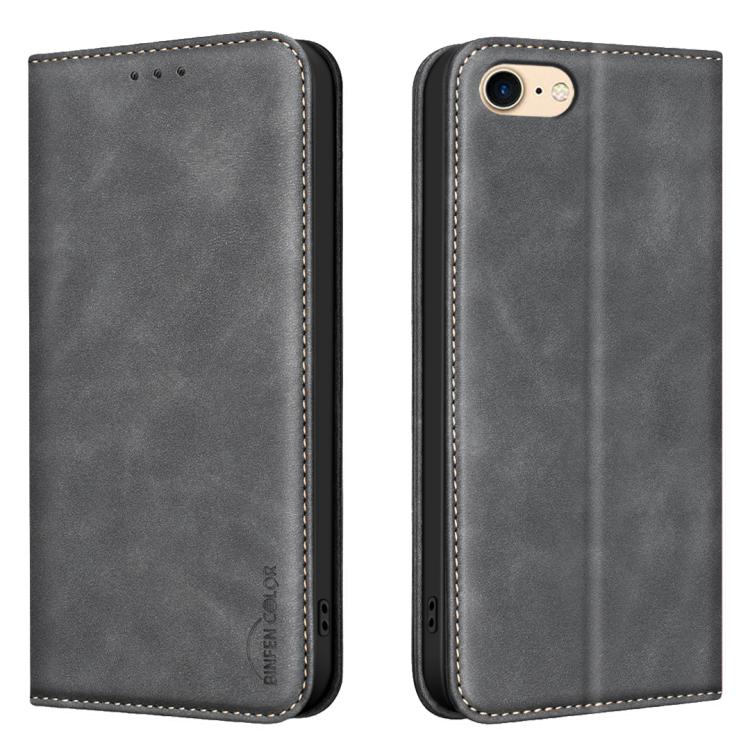 For iPhone 8 / 6 / 7 BINFEN COLOR Calfskin Texture Magnetic RFID Vegan Leather Phone Case(Black)
For iPhone 8 / 6 / 7 BINFEN COLOR Calfskin Texture Magnetic RFID Vegan Leather Phone Case(Black)