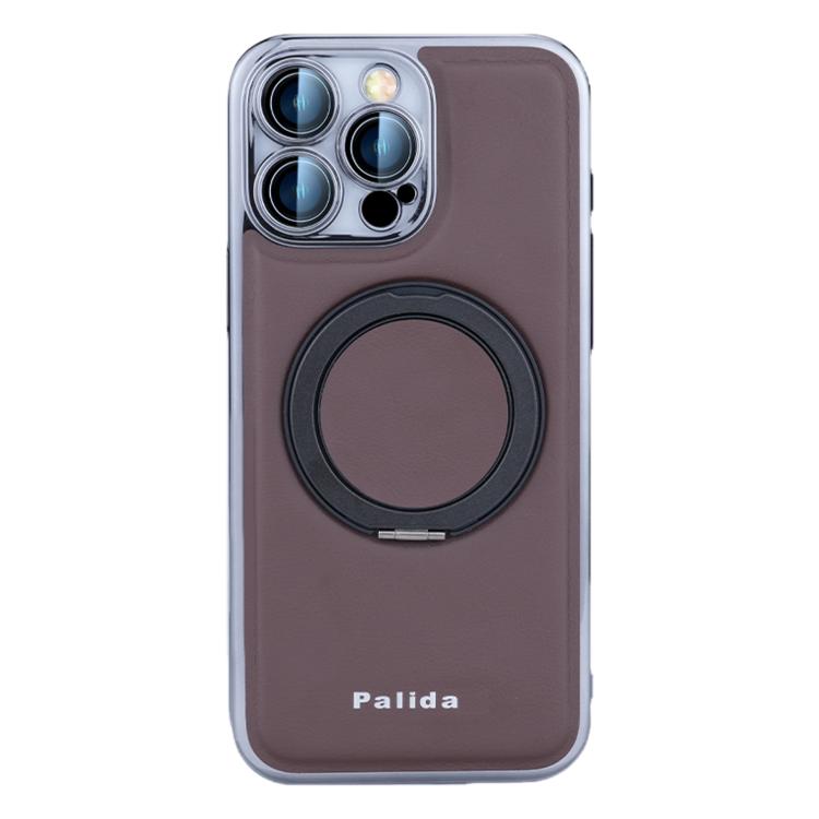 For iPhone 16 Pro Max Palida M1 360 Degree Rotating Holder Magnetic Phone Case(Dark Brown)
For iPhone 16 Pro Max Palida M1 360 Degree Rotating Holder Magnetic Phone Case(Dark Brown)