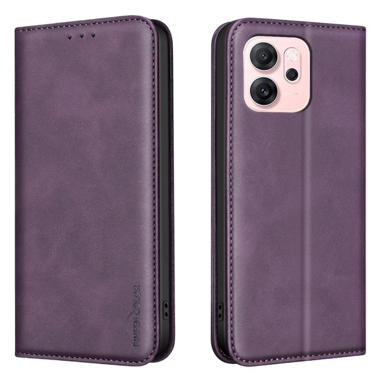 For OPPO Reno14 F 5G Global BINFEN COLOR Calfskin Texture Magnetic RFID Vegan Leather Phone Case(Purple)
For OPPO Reno14 F 5G Global BINFEN COLOR Calfskin Texture Magnetic RFID Vegan Leather Phone Case(Purple)