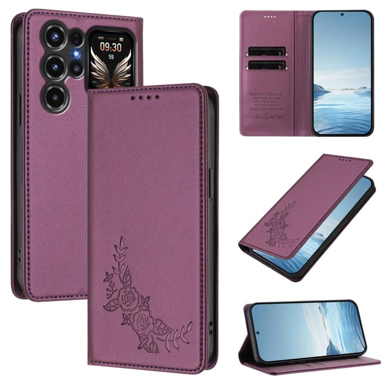 For Oukitel C68 Plus Peony Embossed Magnetic RFID Vegan Leather Phone Case(Violet Purple)
For Oukitel C68 Plus Peony Embossed Magnetic RFID Vegan Leather Phone Case(Violet Purple)
