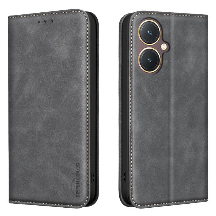 For vivo Y27 4G BINFEN COLOR Calfskin Texture Magnetic RFID Vegan Leather Phone Case(Black)
For vivo Y27 4G BINFEN COLOR Calfskin Texture Magnetic RFID Vegan Leather Phone Case(Black)