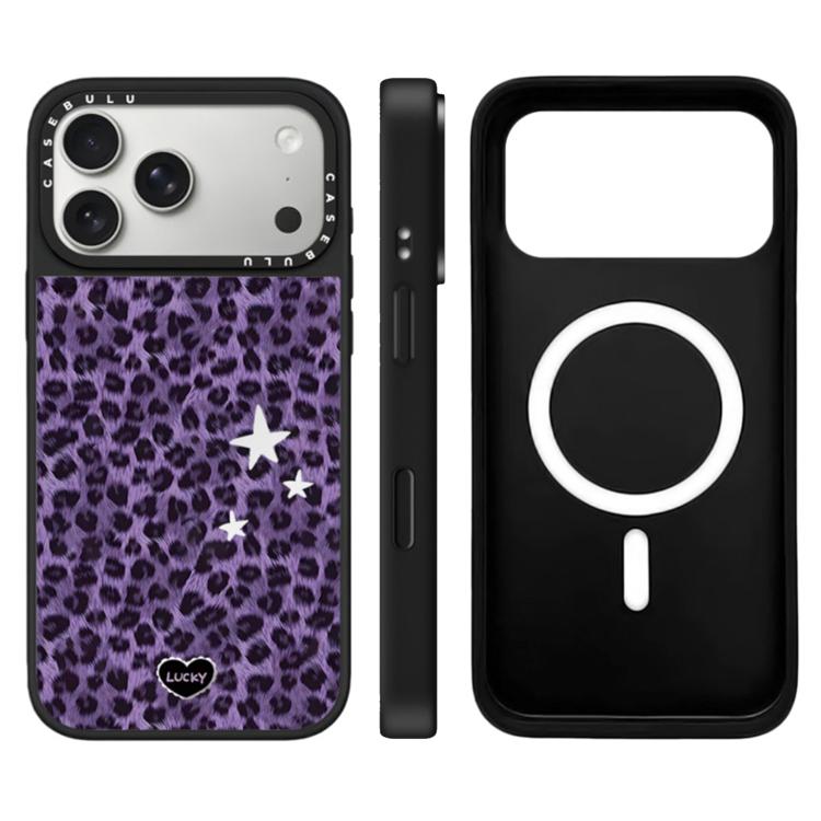 For iPhone 17 Pro Max Stars Leopard Series Pattern Camera Control Button Mirror Magnetic Phone Case(Purple Leopard)
For iPhone 17 Pro Max Stars Leopard Series Pattern Camera Control Button Mirror Magnetic Phone Case(Purple Leopard)