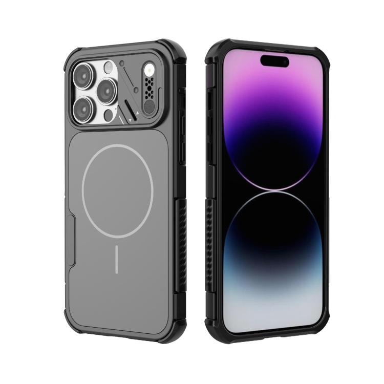 For iPhone 14 Pro Max Heat Dissipation Air Shockproof TPU + PC Magsafe Phone Case(Black)
For iPhone 14 Pro Max Heat Dissipation Air Shockproof TPU + PC Magsafe Phone Case(Black)
