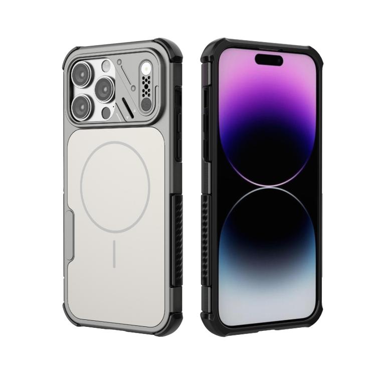 For iPhone 14 Pro Max Heat Dissipation Air Shockproof TPU + PC Magsafe Phone Case(Gray)
For iPhone 14 Pro Max Heat Dissipation Air Shockproof TPU + PC Magsafe Phone Case(Gray)