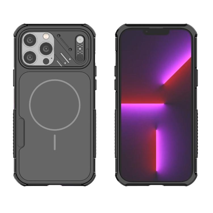 For iPhone 13 Pro Max Heat Dissipation Air Shockproof TPU + PC Magsafe Phone Case(Black)
For iPhone 13 Pro Max Heat Dissipation Air Shockproof TPU + PC Magsafe Phone Case(Black)