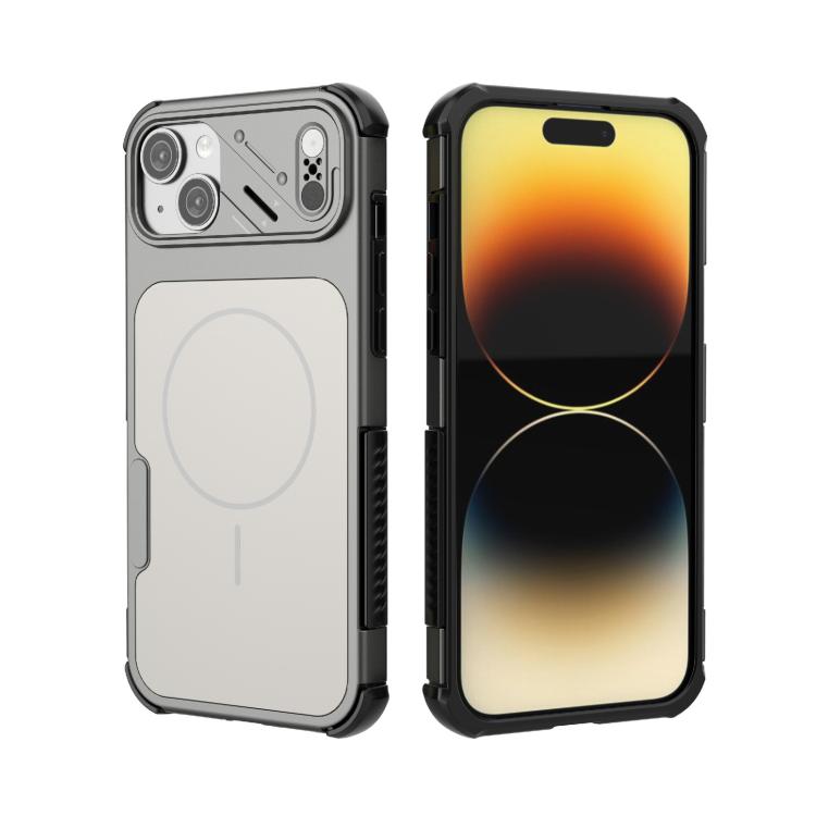 For iPhone 15 Plus Heat Dissipation Air Shockproof TPU + PC Magsafe Phone Case(Gray)
For iPhone 15 Plus Heat Dissipation Air Shockproof TPU + PC Magsafe Phone Case(Gray)