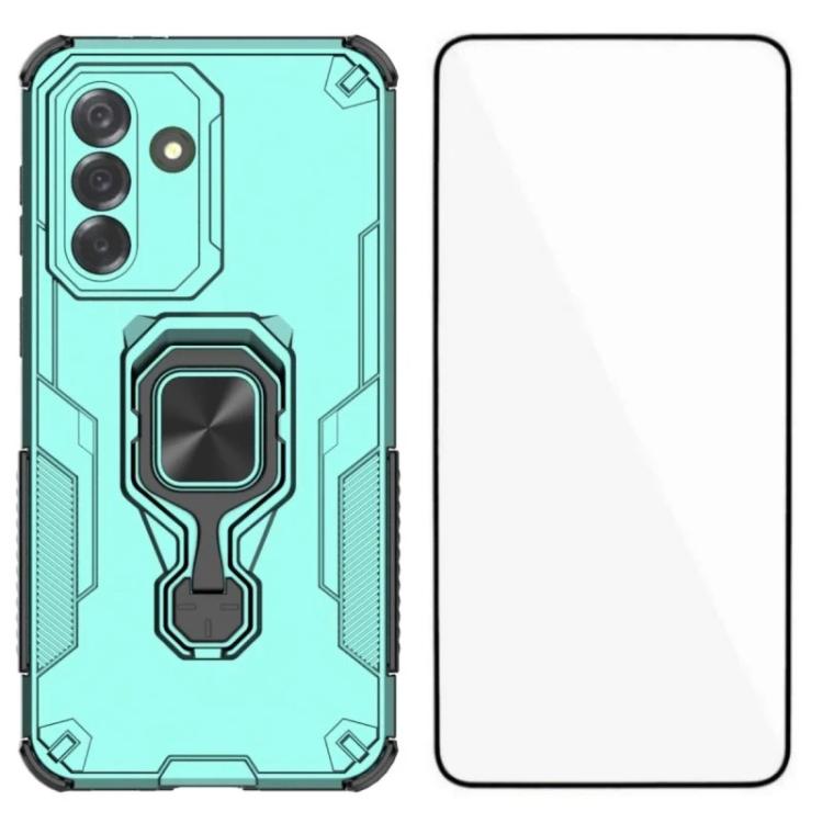 For Galaxy S25 5G WANLONFENG Metal Kickstand Phone Case with Screen Protector(Green)
For Galaxy S25 5G WANLONFENG Metal Kickstand Phone Case with Screen Protector(Green)