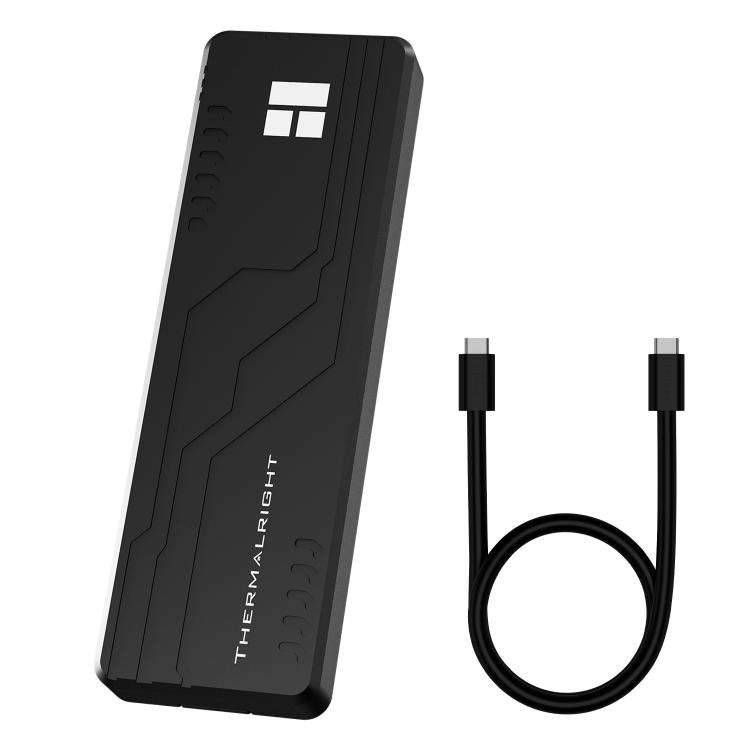 THERMALRIGHT HR-EB109 M.2 NVMe SSD Enclosure with Type-C to Type-C Cable(Black)
THERMALRIGHT HR-EB109 M.2 NVMe SSD Enclosure with Type-C to Type-C Cable(Black)