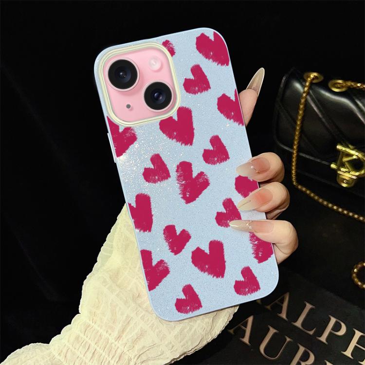 For iPhone 15 Plus Rose Red Hearts Pattern IMD Glitter PC Hybrid TPU Phone Case(Blue)
For iPhone 15 Plus Rose Red Hearts Pattern IMD Glitter PC Hybrid TPU Phone Case(Blue)