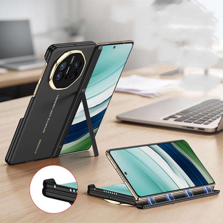 For Huawei Mate X5 / X3 GKK Ultra-Thin Dual Centers Magnetic Folding Phone Case(Gold Black)
For Huawei Mate X5 / X3 GKK Ultra-Thin Dual Centers Magnetic Folding Phone Case(Gold Black)