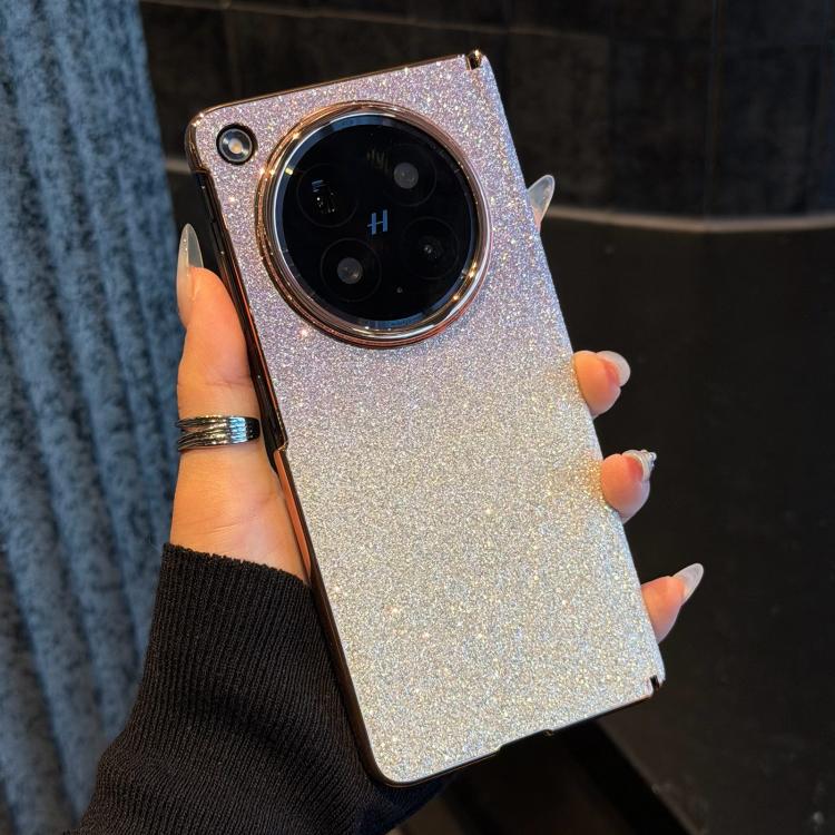 For OPPO Find N6 5G Gradient Glitter Shockproof Phone Case(Purple)
For OPPO Find N6 5G Gradient Glitter Shockproof Phone Case(Purple)