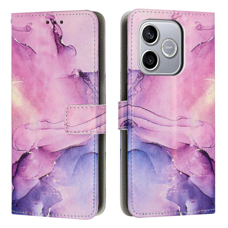 For Honor 600 Smart 5G Painted Marble Pattern Leather Phone Case(Purple)
For Honor 600 Smart 5G Painted Marble Pattern Leather Phone Case(Purple)