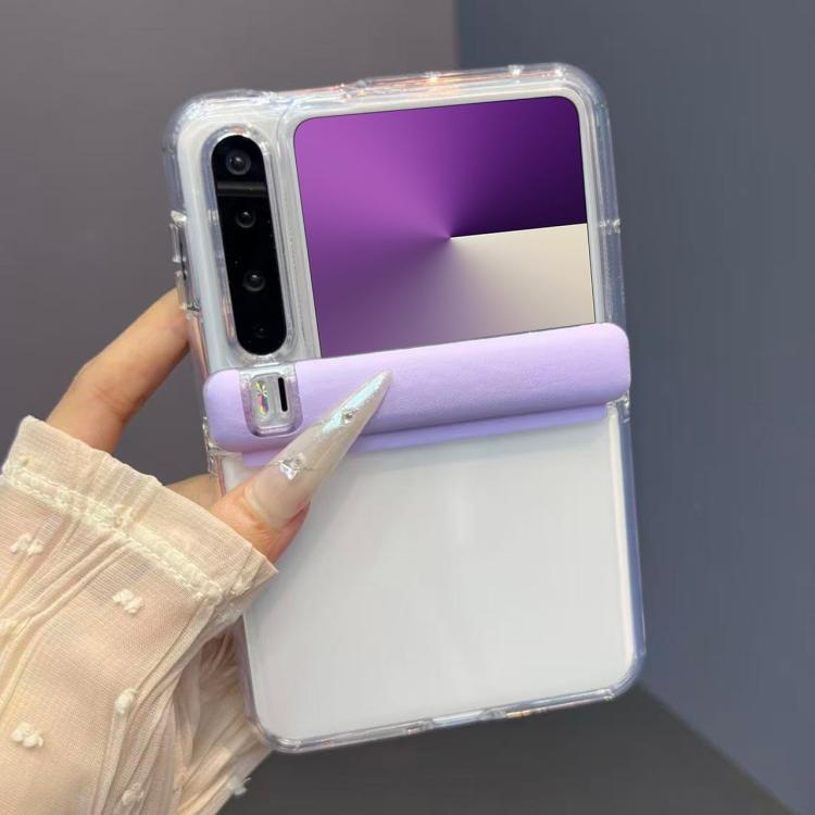 For Huawei Pura X Transparent Flat Buckle Full Coverage Shockproof Phone Case(Purple)
For Huawei Pura X Transparent Flat Buckle Full Coverage Shockproof Phone Case(Purple)