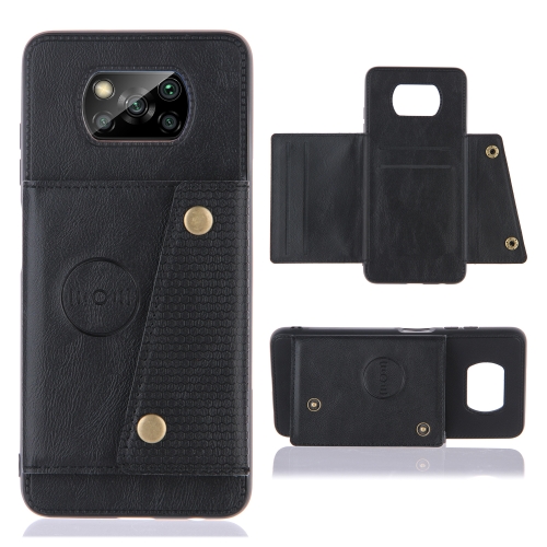 For Xiaomi Poco X3 Double Buckle PU + TPU Shockproof Magnetic Protective Case with Card Slots & Holder(Black)
For Xiaomi Poco X3 Double Buckle PU + TPU Shockproof Magnetic Protective Case with Card Slots & Holder(Black)