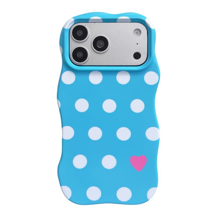 For iPhone 17 Pro Max Wave Shape Dots Heart Pattern IMD Printed PC Hybrid TPU Phone Case(Blue)
For iPhone 17 Pro Max Wave Shape Dots Heart Pattern IMD Printed PC Hybrid TPU Phone Case(Blue)