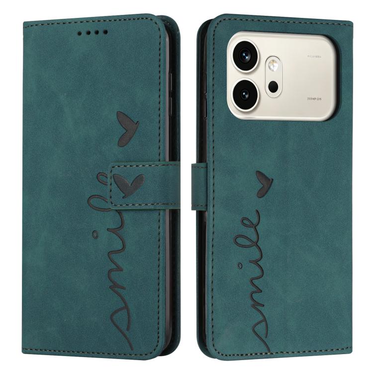For Honor 600 / 600 Pro Global Skin Feel Heart Embossed Leather Phone Case with Long Lanyard(Green)
For Honor 600 / 600 Pro Global Skin Feel Heart Embossed Leather Phone Case with Long Lanyard(Green)