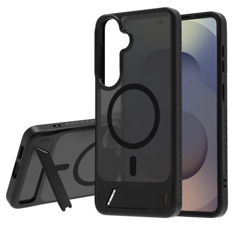 For Galaxy S26+ 5G LeReach Le-Chic Series Integrated Hidden Kickstand Magnetic Phone Case(Black)
For Galaxy S26+ 5G LeReach Le-Chic Series Integrated Hidden Kickstand Magnetic Phone Case(Black)